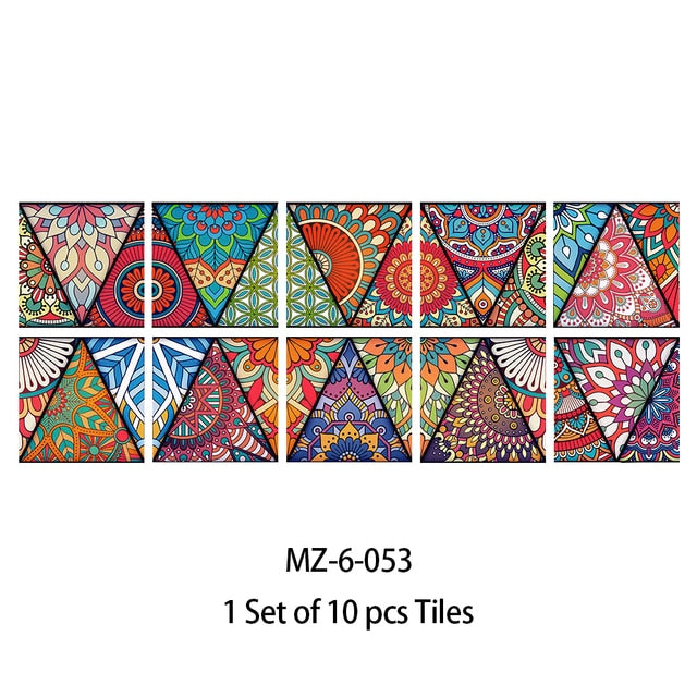 SerenityTiles: Zen-inspired Mandala Wall Decals