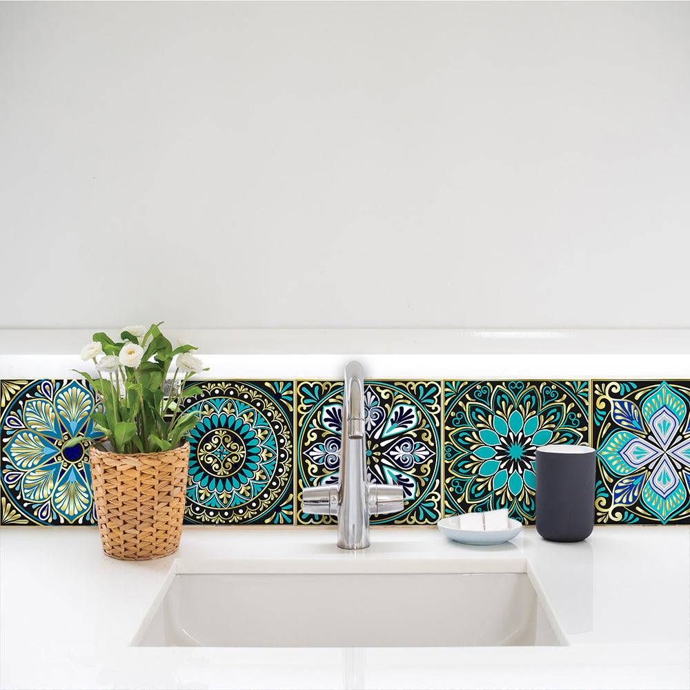 SerenityTiles: Zen-inspired Mandala Wall Decals