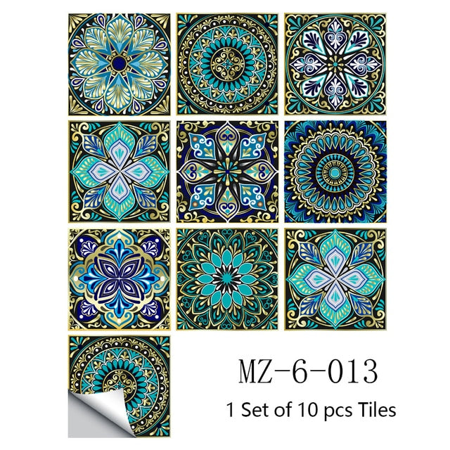 SerenityTiles: Zen-inspired Mandala Wall Decals