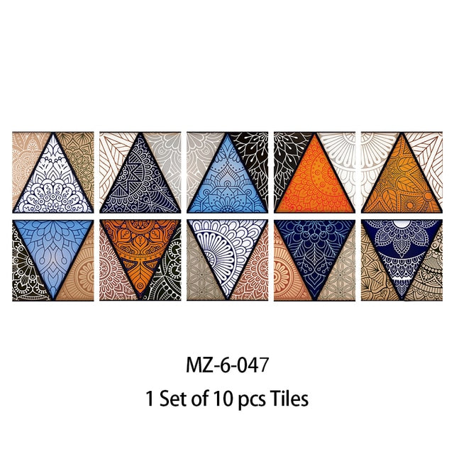 SerenityTiles: Zen-inspired Mandala Wall Decals